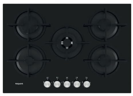 Whirlpool, Encimera Gas 5 quemadores de gas. GOWL 728/NB