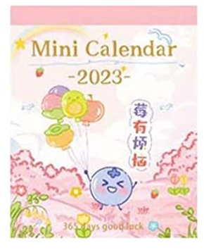AAPIE Mini 365 Tage Tischkalender 2023 Kalender 2023 Papiertischkalender 2023 Tagebuch Schule Bürobedarf