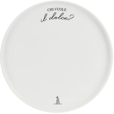 La Porcellana Bianca - Alzata in porcellana, diametro 26 cm, collezione I Garbati