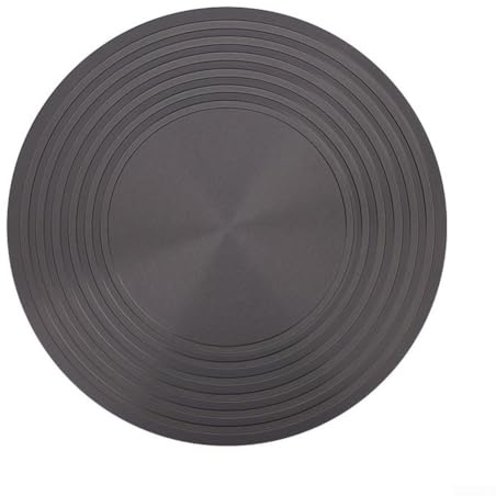 Plaque adaptateur de chauffage uniforme à induction, plaque de diffusion de chaleur antidérapante pour ustensiles de cuisine en verre (24 cm)