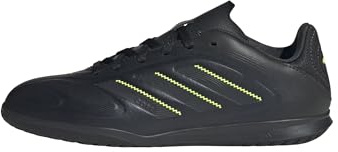 adidas Unisex COPA Pure III Club Indoor Football Boots, core Black/DGH solid Grey/Lucid Lemon, 44 2/3 EU