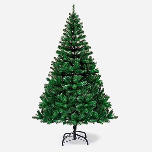 Albero Di Natale 180cm Con 477 Punte, Abete Finto Colore Verde, Con Base Supporto In Ferro, Montaggio Rapido