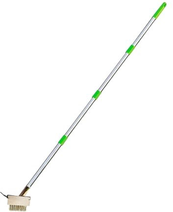 Baoblaze Unkrautbürste, manueller Unkrautstecher, müheloses, einfach zu verwendendes Gerät zur Moosentfernung, Fugenreiniger für Gehwege, Hinterhöfe, Terrassen, 148 cm