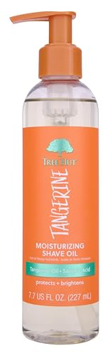 Tree Hut Tangerine Moisturizing Shave Oil, Gel-to-Oil Formula, Ultra Hydrating Barrier for a Close, Smooth Shave, For All Skin Types, 7.7 fl oz