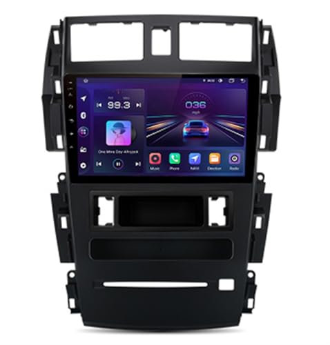 JINFOLI V1 Wireless Carplay 256GB 2 Din Android Auto Autoradio Fit, for NISSAN, Teana J31 2004-2007 Lettore multimediale GPS Autoradio Impianto audio stereo per auto(WIFI (1GB 16GB) V1C)