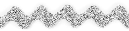 Vague D'amour - Bracelet Paillettes Argent Choisissez Une épaisseur - Fin - 8mm