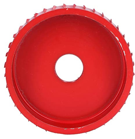 Tbest Dischi taglio, Disco intaglio per legno Acciaio al tungsteno Sha Dischi per lavorazione del legno Supporto smerigliatrice angolare 75 mm Argento (#14)