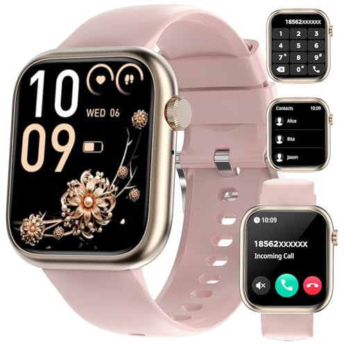 Efolen Smartwatch mit Telefonfunktion,Smartwatch für Damen Herren 1.83'' HD Screen Fitnessuhr mit SpO2-Überwachung Pulsuhr Schlafmonitor Schrittzähler Uhr 110+ Trainingsmodi für Android iOS