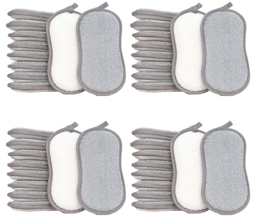 kimeo Cleaninox – Chiffons récurants INOX puissants et durables，Double Face, Conception Ergonomique, Permet de Nettoyer efficacement Les ustensiles de Cuisine et la Vaisselle