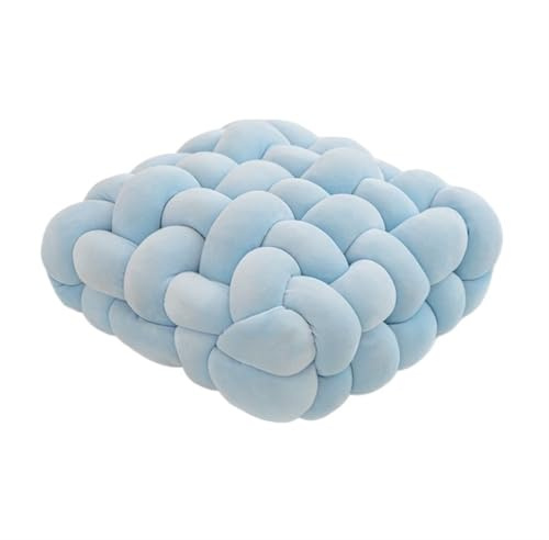 QWWQYDY Cojin Nudos Cojín con Nudo Trenzado, Almohada Cuadrada Tejida de Felpa, Almohadas for sofá Oficina en casa, decoración habitación, cojín for Patio, del hogar(003)