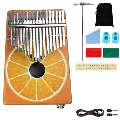 Fingerklavier-Kalimba Das 17-tönige Kalimba-Fingerstyle-Piano Kann An Ein Audiosystem Angeschlossen Werden.(6)