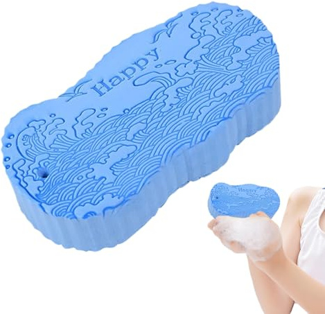 Esponja Para Baño Exfoliante Masajeador de Espalda, Limpieza Corporal | Esponja Exfoliante Para Ducha Amigable Con La Piel para Hombres Mujeres Adultos Niños Niñas Familia Amig
