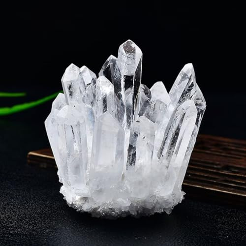 BYLSAGWHT Crystal Cluster, Rock, Large Clusters Stone, Raw, Geode Cave Stones,White,300~400g
