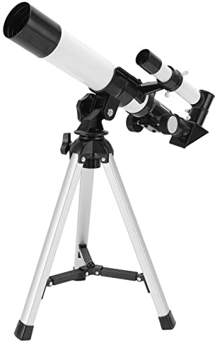 HUSHUI Teleskop 40 Mm öppning Bärbart Astronomiskt Brytande Teleskop för Barn Nybörjare Vuxna Present