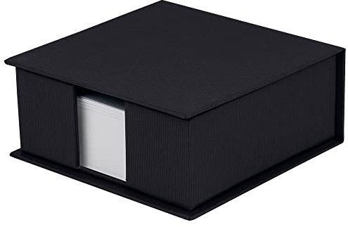 Rössler Papier 1312452700 - S.O.H.O. Zettelkasten, Maße: 11x11 cm, Schwarz, 1 Stück