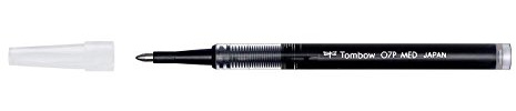 Tombow BK-LP07-33 Tintenrollermine, Kugeldurchmesser 1.0 mm, schwarz