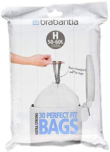 Brabantia Bin Liner H, 40-50 Litre - 60 Bags