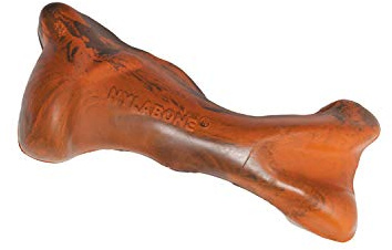 Interpet NRM002PEU Nylabone Kauspielzeug für starke Kauer, Knochen - Rinder- und Bratensoße-Geschmack, M