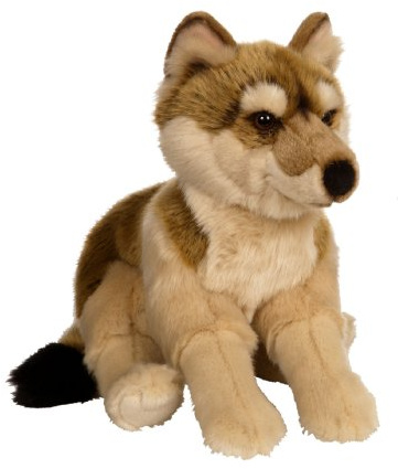 GIPSY – 054691 – Wolf, liegend, 30 cm – Braun