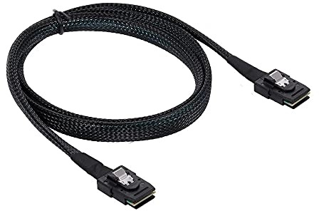 NFHK Câble de données interne Mini SAS 36 broches SFF-8087 vers mini SAS 36 broches SFF-8087 pour disque dur 70 cm