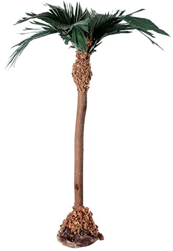 Holyart Miniaturpflanzen für Krippen: Palme Krippe Holzstamm 20 cm