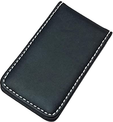 Paowsietiviity Fermasoldi magnetico con morsetto per banconote, colore marrone, 60 x 41 x 8 mm, marrone, 60 x 41 x 8 mm, Nero 80 x 46 x 8 mm, as described, come descrizione