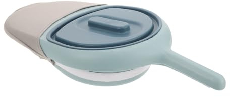 GOOHOCHY Padella in Plastica Resistente senza Sbavature per Pazienti Allettati Forma Tonda Compatta, Design Semplice e Comodo Colore Casuale per Uso Domestico ed Anziani