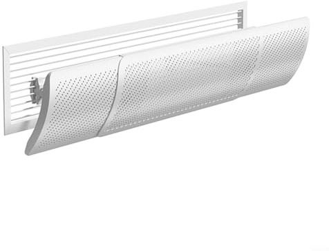Startbuymore Air Conditioners Windshield,Air Vent Deflector, Adjustable Size Range Air Conditioner Window Baffle For Central AC, Ceiling AC(M-Basic no filter)