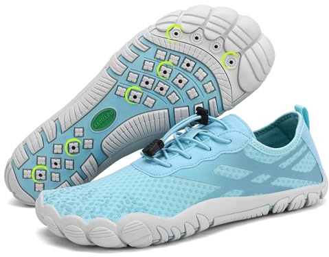 SAGUARO Chaussures d'eau Homme Femme Été Chaussons de Plage Respirant Séchage Rapide