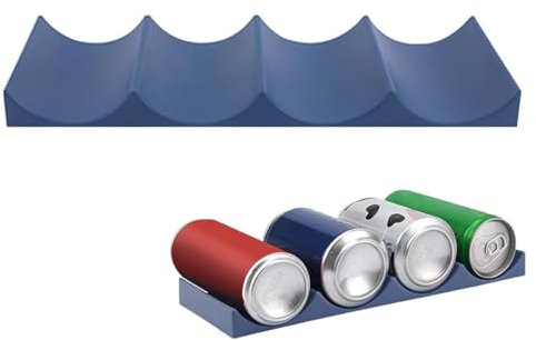 KEQAR Porta Botellas de Nevera, Soportes para Botellas, Botellero de Plástico, Europeo Portabotellas de Mesa, Organizador Nevera y Frigorifico, Ideal para Cocina y Nevera para Vinos