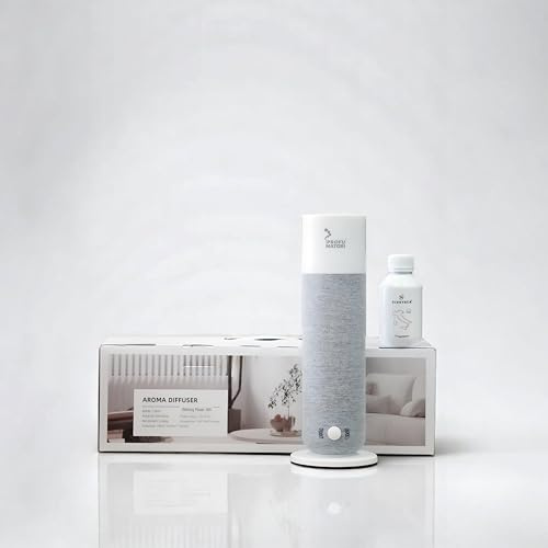 I PROFUMATORI Diffusore profumo ambiente Smart EVO100 TL, fragranza Rosso Divino, nebulizzazione a freddo, controllo buetooth, copertura fino a 100 m², luce ambientale integrata, 100 ml, Colore Grigio