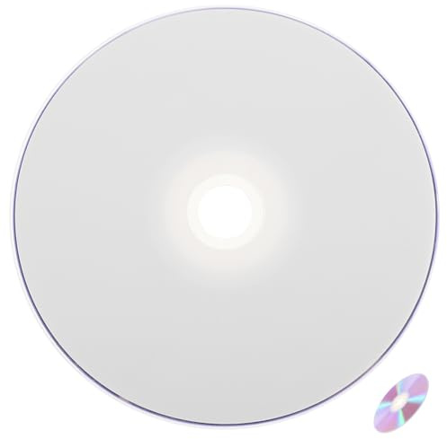 Yardwe Dischi Dvd e CD Registrabili Alta Velocità, Grande Capacità Archivio Musica e Dati, Supporti Multiformato Compatibili per Registrazioni Audio, Video e Telefoniche, Set Custodia