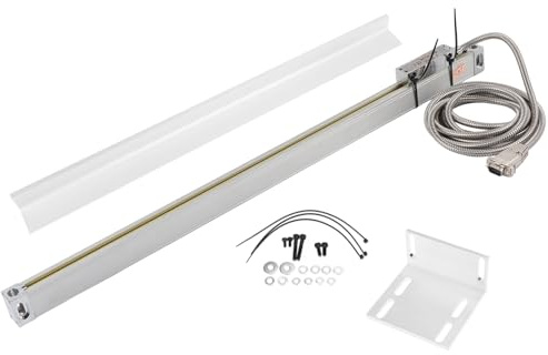 JC800 500mm Linear Scale High Accuracy Digital Readout Encoder DRO for Lathe and Milling Machines with Aluminum Profile Zinc Alloy Head