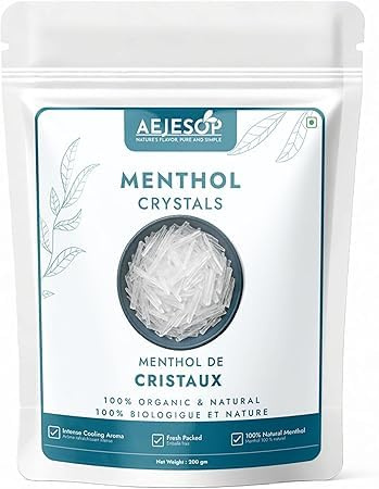 AEJESOP Menthol Crystal, Mints Mentha Arvensis,7oz(200g)