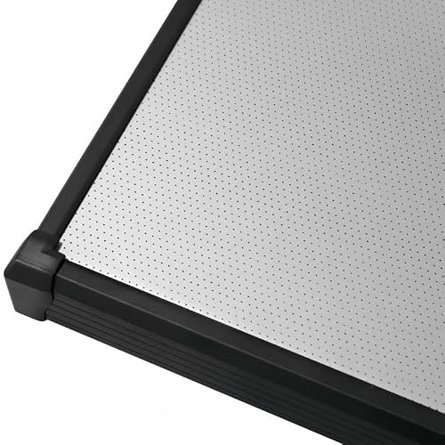 écran Portable Écran de projecteur acoustiquement Transparent perforé à Cadre Fixe Zero Edge pour cinéma Maison