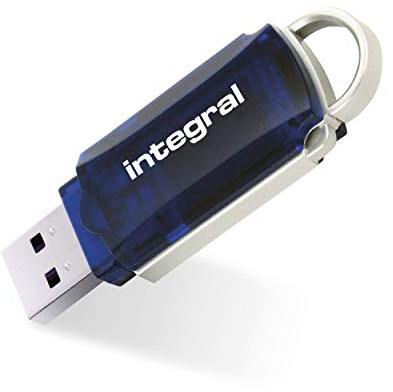 Integral 16GB USB Memory 2.0 Flash Drive Courier Blue