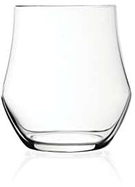 RCR Cristalleria Italiana S.p.a. Linea Ego | Bicchieri da Acqua in Vetro Moderni Set 6 Bicchieri di Cristallo da 39 Cl