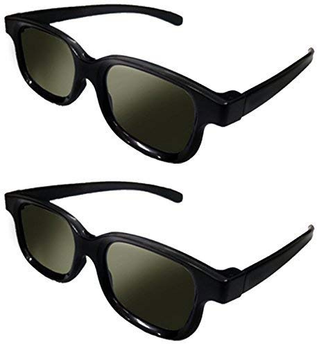 Lot of 2X RealD Technology 3D Polarized Glasses for TV/Movies/Cinema/HD
