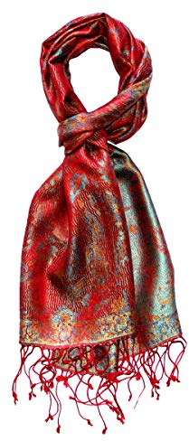 Lorenzo Cana Seidenschal für Männer Schal 100% Seide gewebt Herrenschal elegant Paisley Muster Ton in Ton