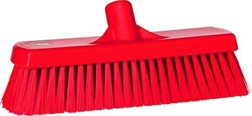 Vikan Hygiene 7068-4 Broom, Red, Medium, 300mm