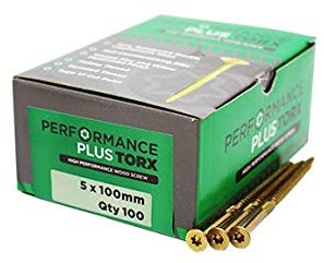Torx Plus Lot de 200 vis à bois haute performance 4 x 60 mm