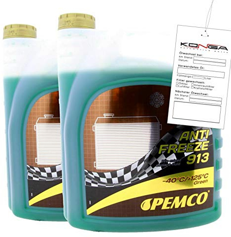 10 L (2x5) PEMCO Antifreeze 913 Kühlerfrostschutz G13 Fertiggemisch -40°