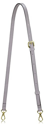 Allzedream Taschengurt Leder Umhängetasche Einstellbar Gurt Zum Wechseln Damen Schultertaschen (Grau)