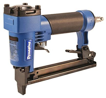 Dynastus Pneumatic Upholstery Staple Gun, 22 Gauge 3/8 Wide Crown Air Stapler Kit, by 1/4-Inch to 5/8-Inch, with Staples