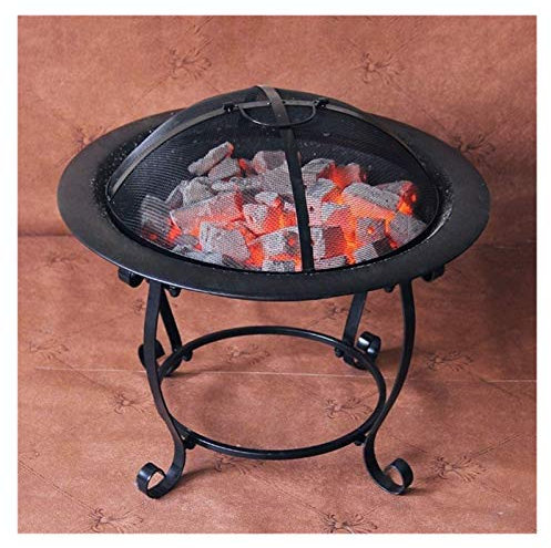 ZAANU Feuerstelle, Feuerstellen für den Außenbereich, Holzofen, Feuerstelle für den Außenbereich, Schüsseltisch und Aufbewahrung, multifunktionaler Grillständer