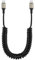 GELRHONR Spiralkabel USB C auf USB C Kabel, Coiled Typ-C Ladekabel, 6A schnelles Aufladen & Sync Daten, kompatibel mit Phone/15/15 Pro Max S20 S10 S9 S8 Plus S10E Note 20 10 9 (Max 1.5M/4.9Ft)