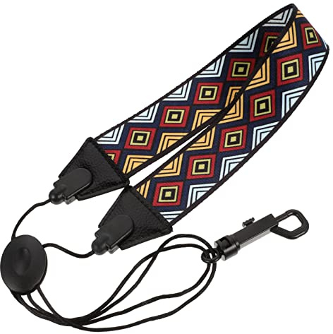 TOYANDONA Saxophongurt Verstellbar Tragbar Aus Hochwertigem Polyester Kompakt Zusammenfaltbar Mit Druckdesign Praktisch Einfach Anzulegen Bedienen
