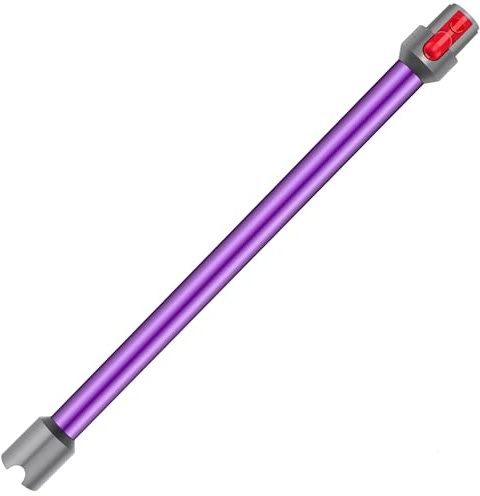 Arcets Tubo Prolunga compatibile per Dyson V7 V8 V10 V11 V15 Asta Telescopico in Alluminio, Lunghezza 72cm, Connettore a Sgancio Rapido - Viola