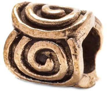 Windalf Haarperle Bartperle THENA 7 mm Kelten Haarschmuck Spiralen Bronze