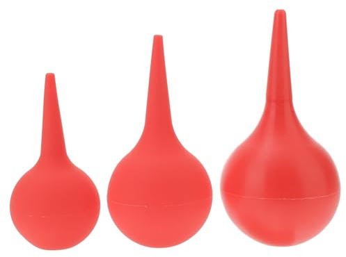 FOMIYES Mouche Bebe Poire 6 Pièces Balle Soufflant De La Terre Auriculaire pour Enlever Le Cérumen Boule De Lavage des Oreilles Bulbe De Cérumen Nettoyeur à Pression Souffleur De Poussière